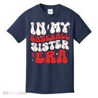 Baseball Sister Funny Women Mothers Day Kids T-Shirt thumb 0