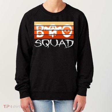 Boo Squad Funny Happy Halloween Cute Ghost Women's Sweatshirt
