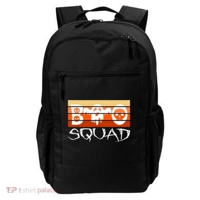 Boo Squad Funny Happy Halloween Cute Ghost Backpack