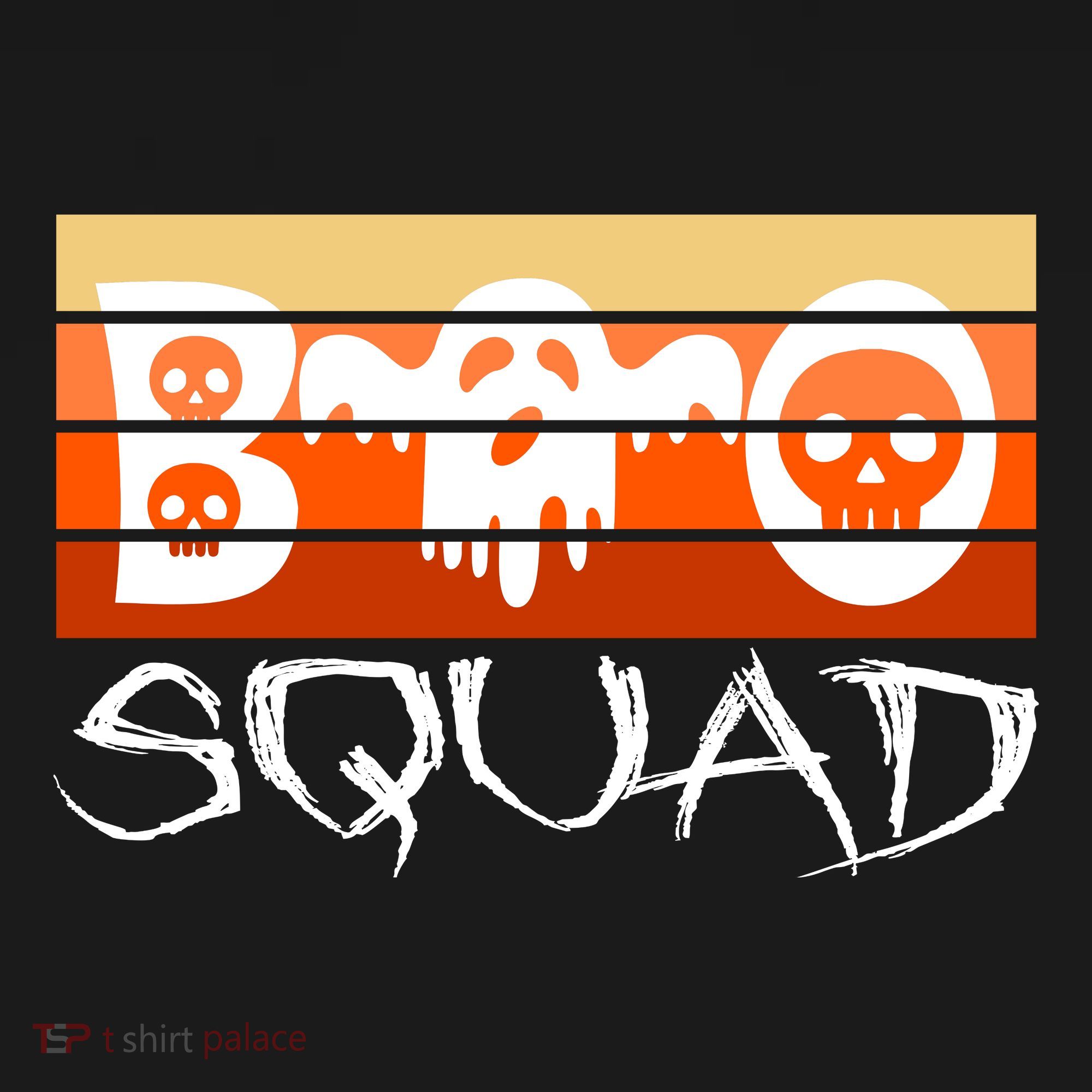 Boo Squad Funny Happy Halloween Cute Ghost Backpack