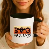 Boo Squad Funny Happy Halloween Cute Ghost Coffee Mug thumb 3