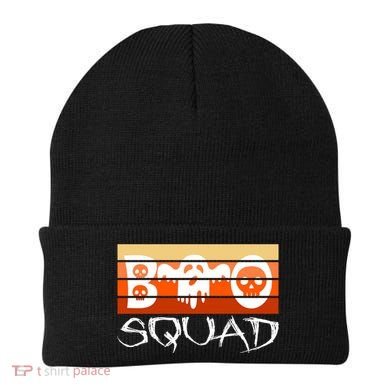 Boo Squad Funny Happy Halloween Cute Ghost Beanie