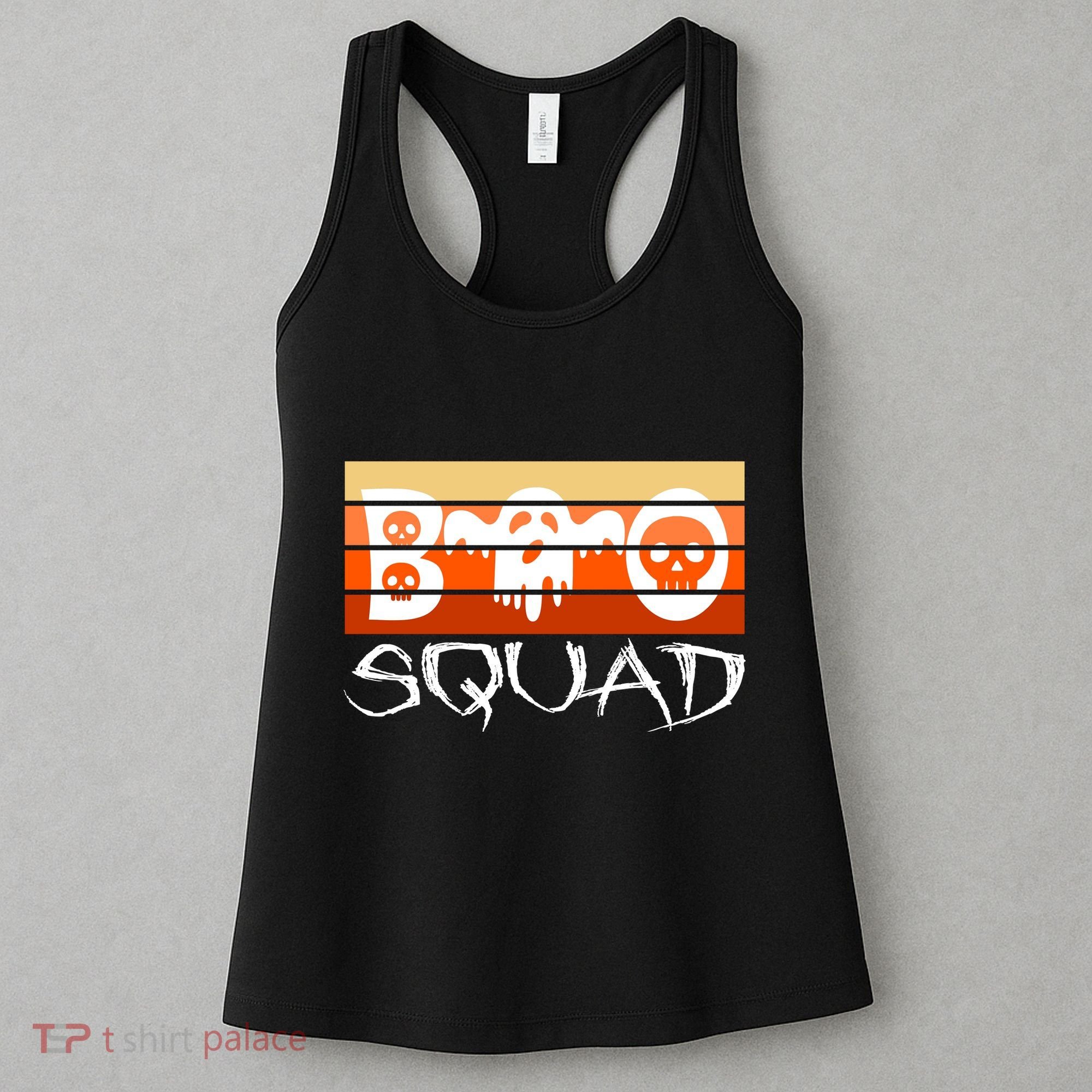 Boo Squad Funny Happy Halloween Cute Ghost Women's Tank Top
