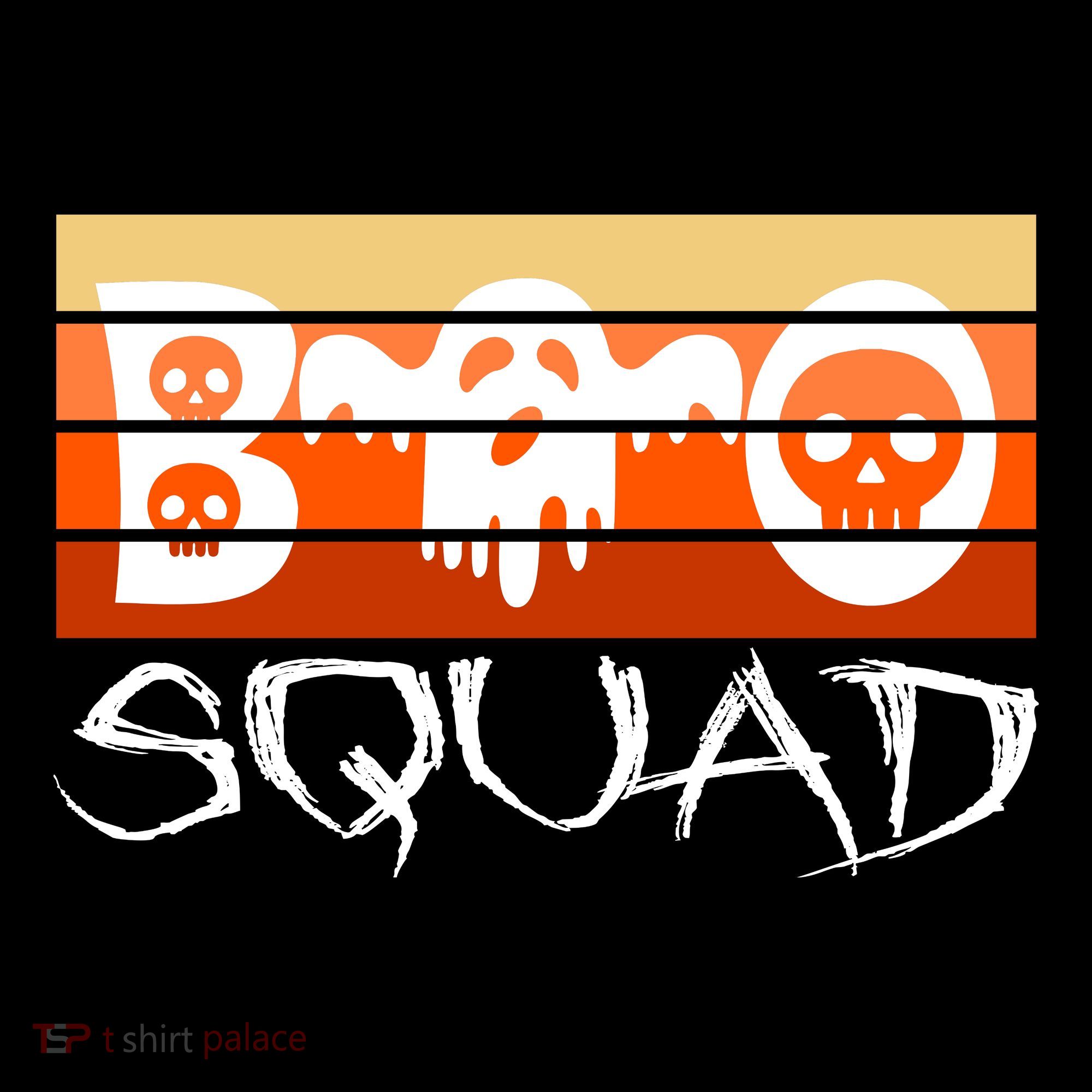 Boo Squad Funny Happy Halloween Cute Ghost Toddler Hoodie
