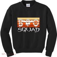 Boo Squad Funny Happy Halloween Cute Ghost Kids Sweatshirt thumb 0