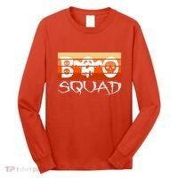 Boo Squad Funny Happy Halloween Cute Ghost Long Sleeve Shirt thumb 0
