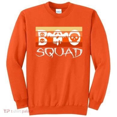 Boo Squad Funny Happy Halloween Cute Ghost Sweatshirt