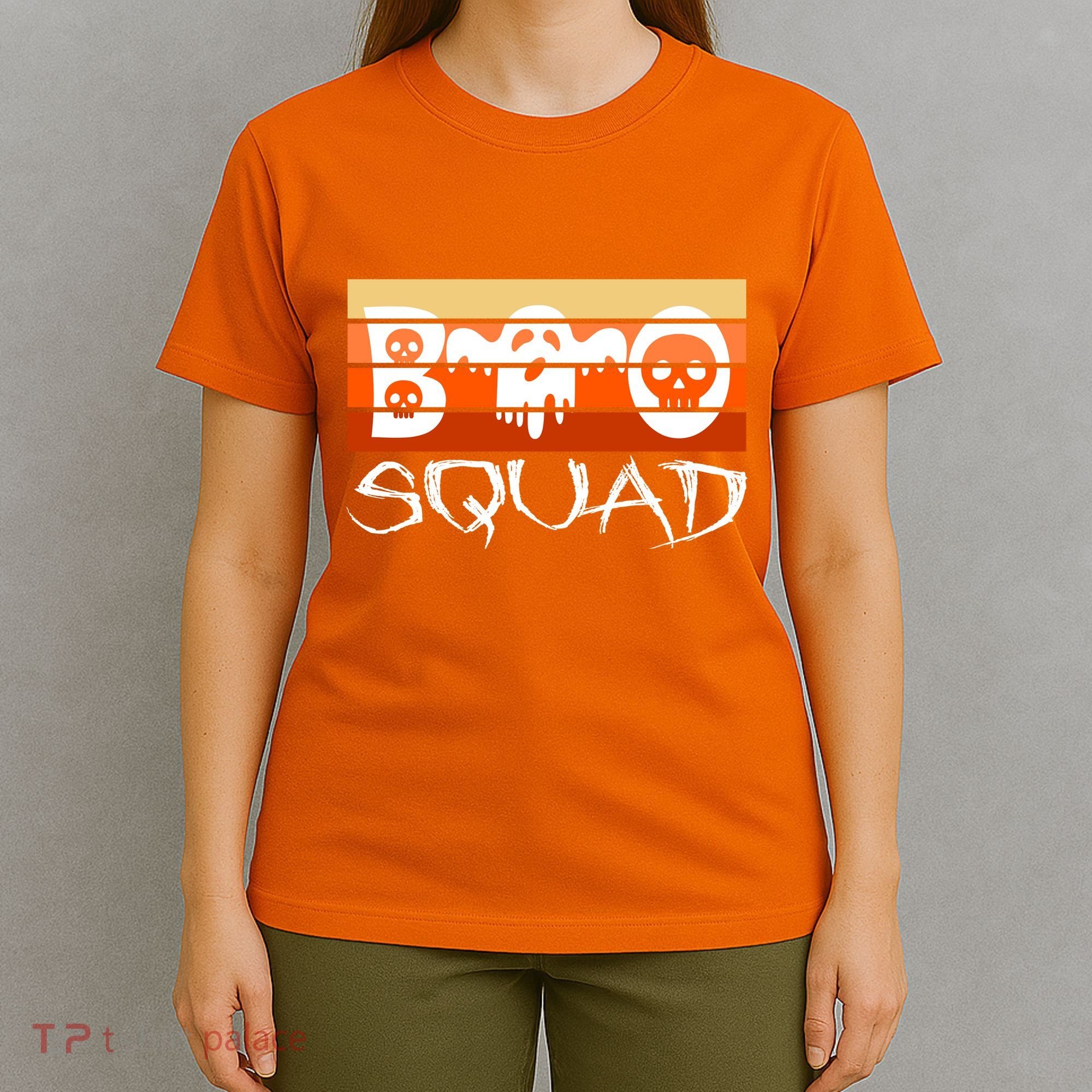 Boo Squad Funny Happy Halloween Cute Ghost T-Shirt
