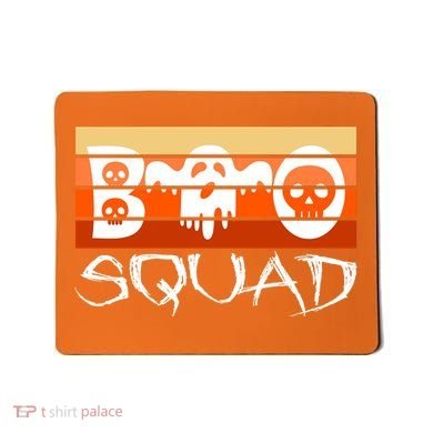 Boo Squad Funny Happy Halloween Cute Ghost Mousepad