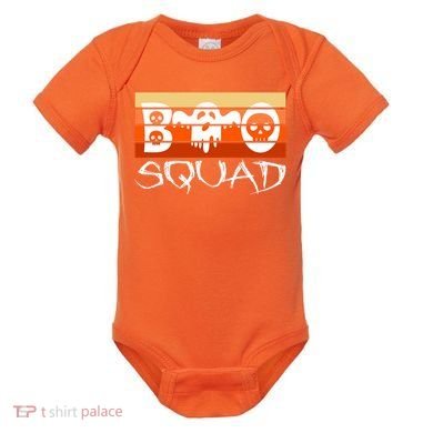 Boo Squad Funny Happy Halloween Cute Ghost Baby Bodysuit