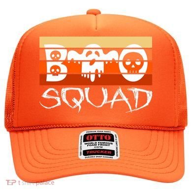 Boo Squad Funny Happy Halloween Cute Ghost Hat