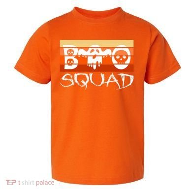 Boo Squad Funny Happy Halloween Cute Ghost Toddler T-Shirt
