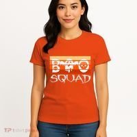 Boo Squad Funny Happy Halloween Cute Ghost Women's T-Shirt thumb 4