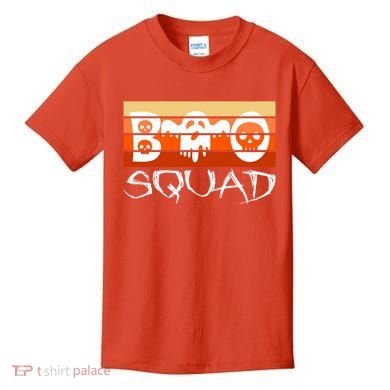 Boo Squad Funny Happy Halloween Cute Ghost Kids T-Shirt