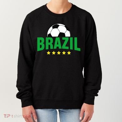 Brazil Soccer Fan Women's Sweatshirt