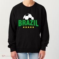 Brazil Soccer Fan Women's Sweatshirt thumb 0