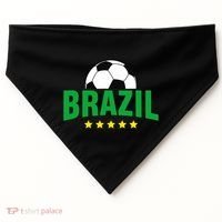 Brazil Soccer Fan USA-Made Doggie Bandana thumb 0