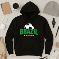 Brazil Soccer Fan Hoodie thumb 3