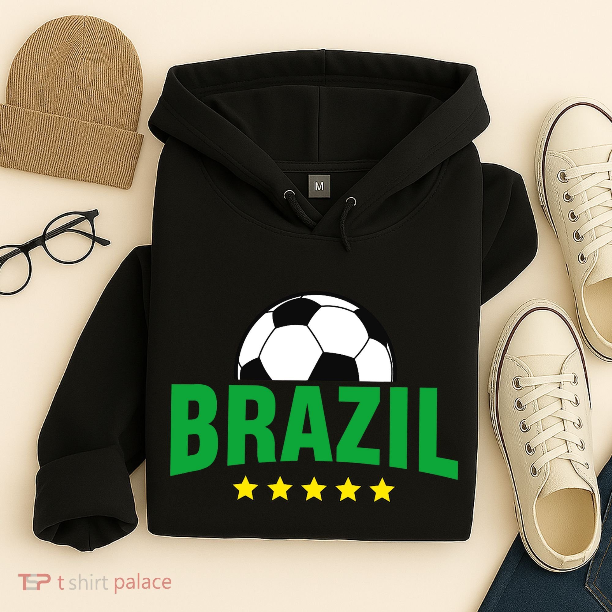 Brazil Soccer Fan Hoodie