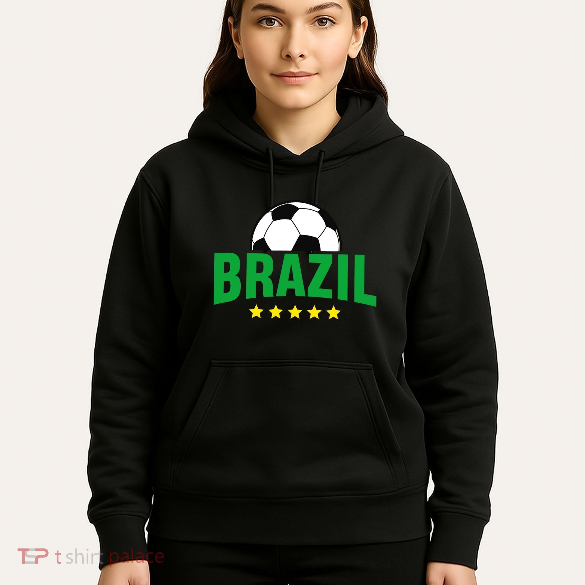 Brazil Soccer Fan Hoodie
