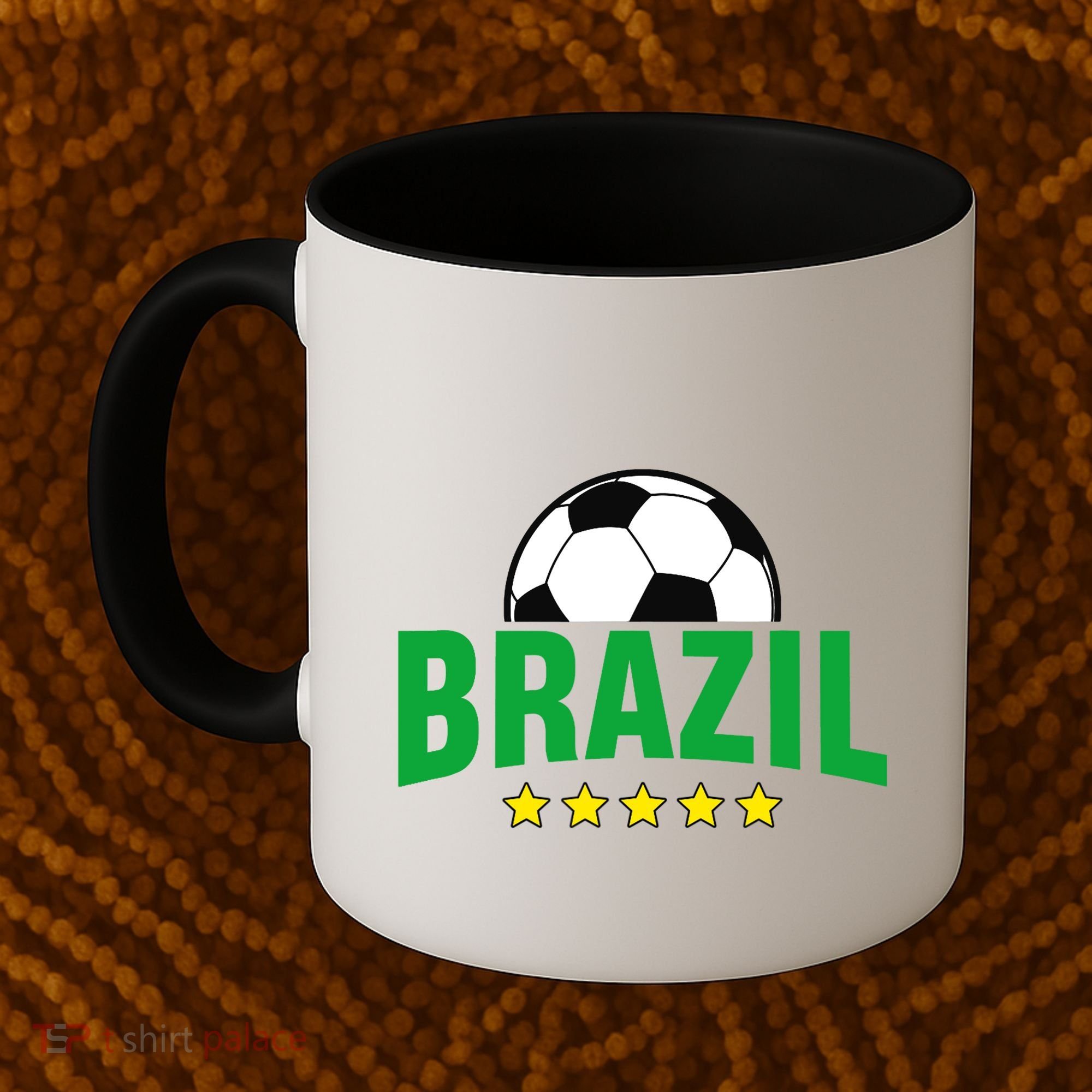 Brazil Soccer Fan Coffee Mug