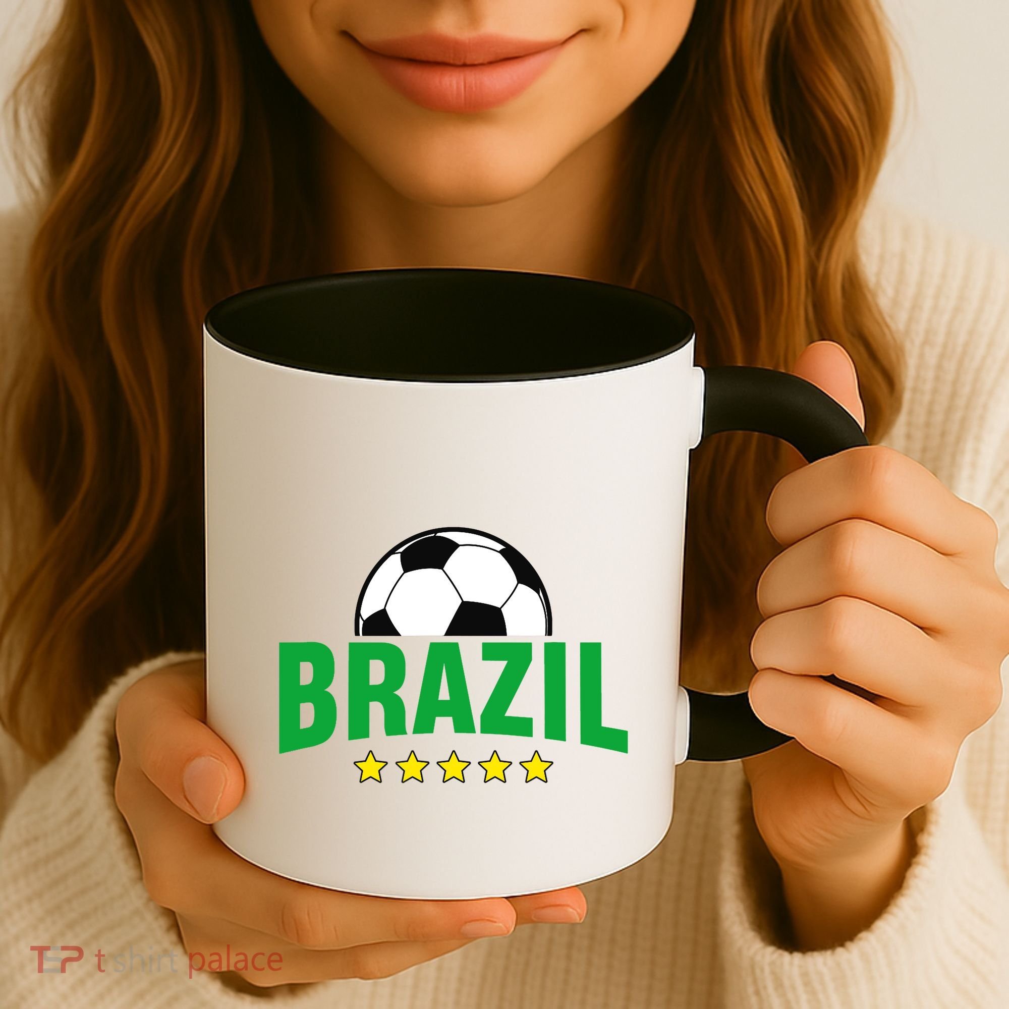 Brazil Soccer Fan Coffee Mug