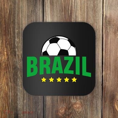 Brazil Soccer Fan Coaster