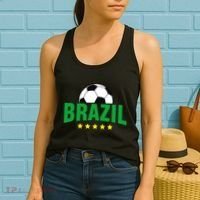 Brazil Soccer Fan Women's Tank Top thumb 2