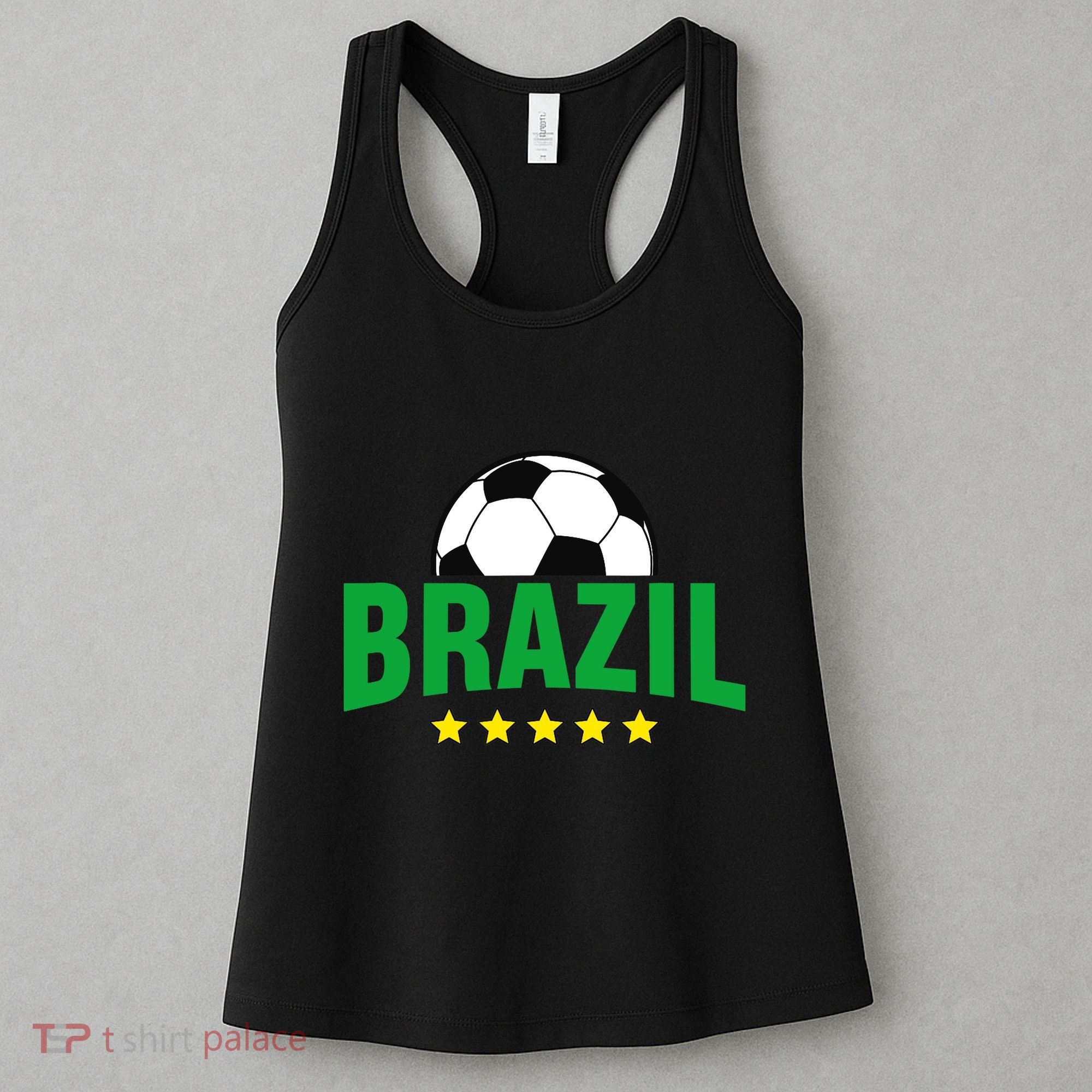 Brazil Soccer Fan Women's Tank Top