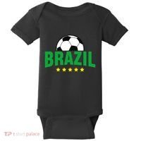 Brazil Soccer Fan Baby Bodysuit thumb 0