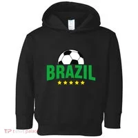 Brazil Soccer Fan Toddler Hoodie thumb 0