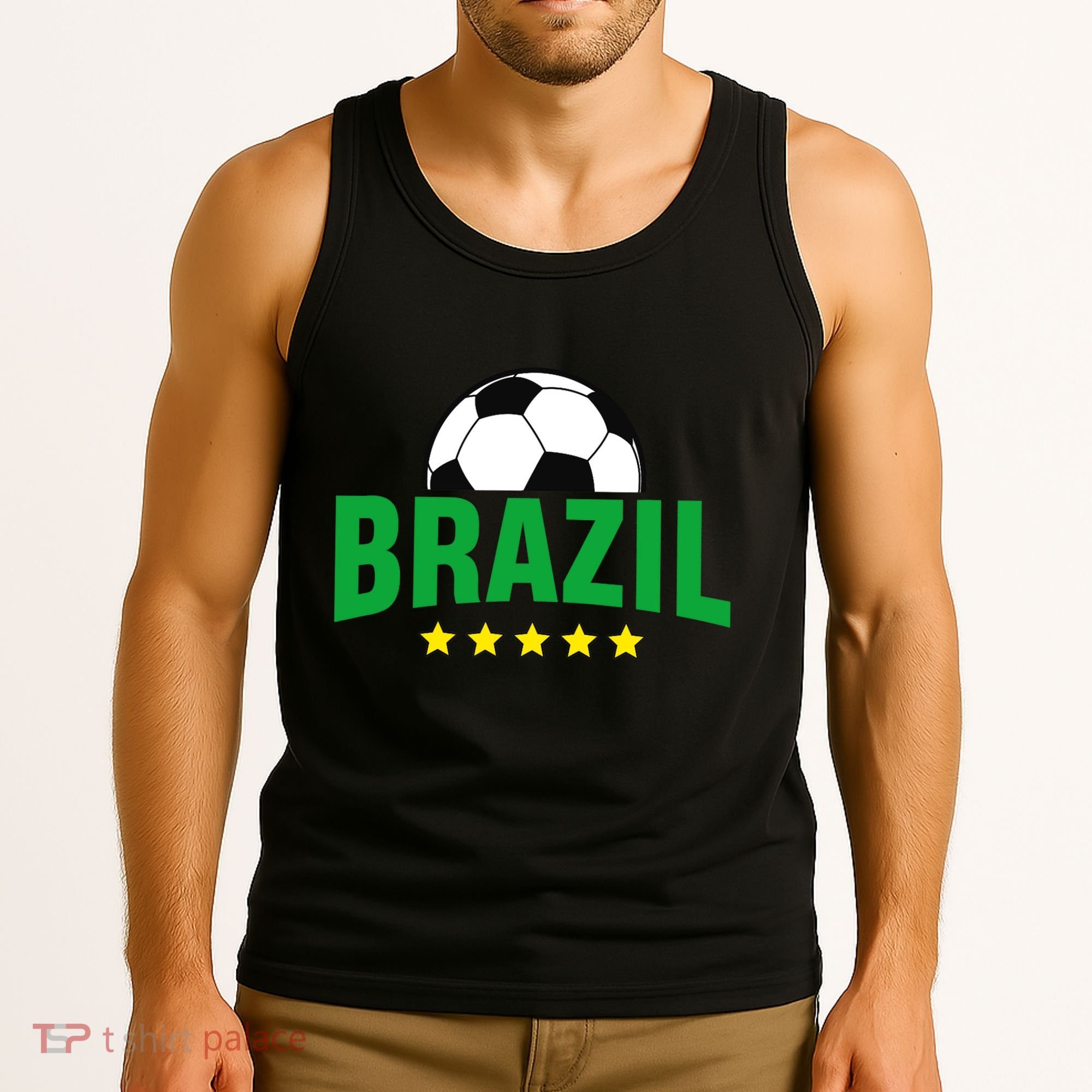 Brazil Soccer Fan Tank Top