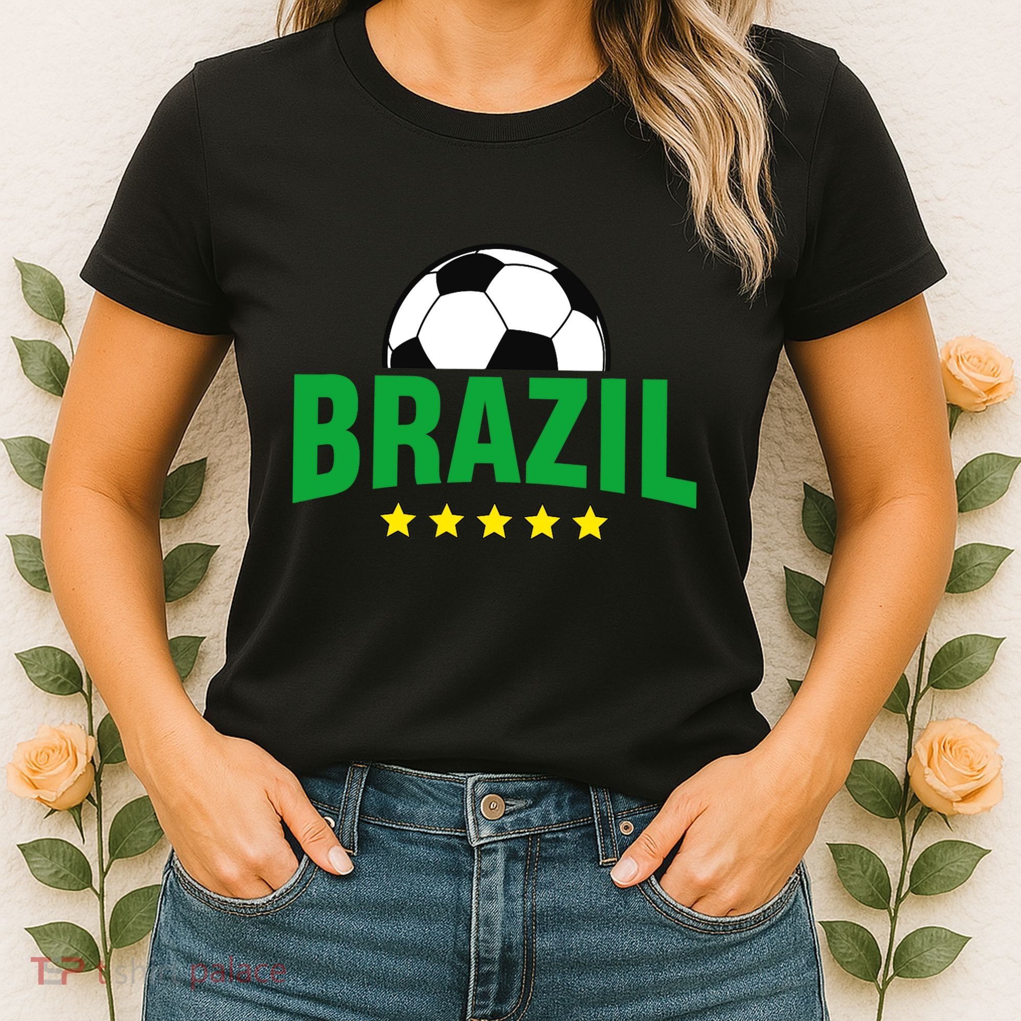 Brazil Soccer Fan Women's T-Shirt