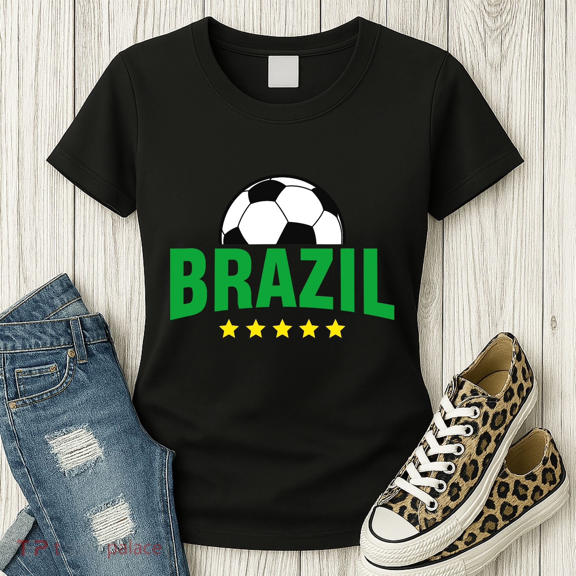 Brazil Soccer Fan Women's T-Shirt