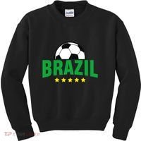 Brazil Soccer Fan Kids Sweatshirt thumb 0