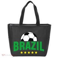 Brazil Soccer Fan Tote Bag thumb 0