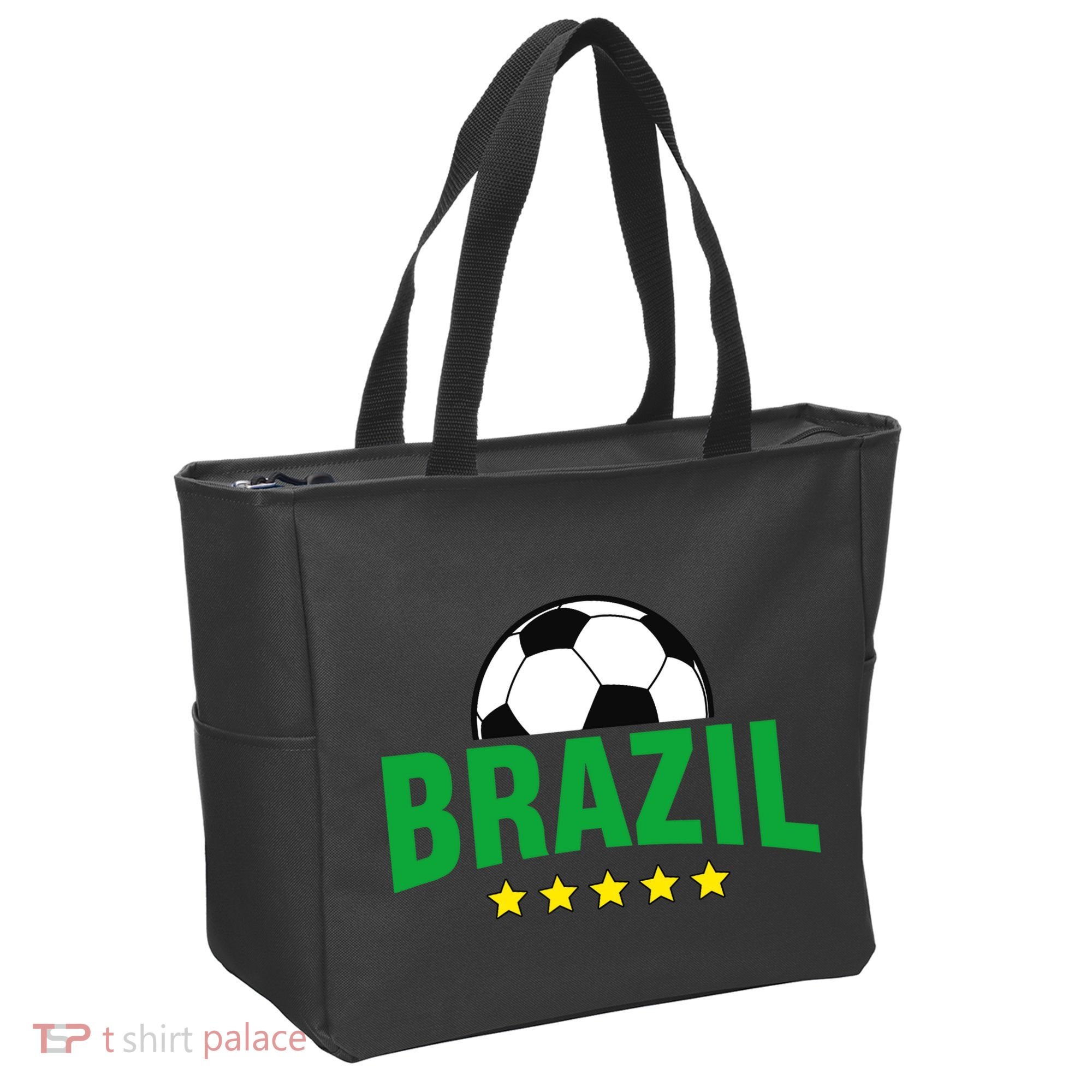 Brazil Soccer Fan Tote Bag