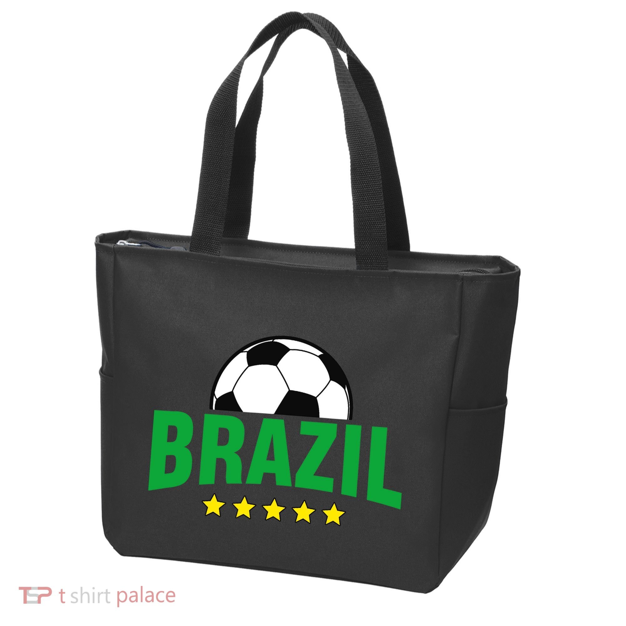 Brazil Soccer Fan Tote Bag