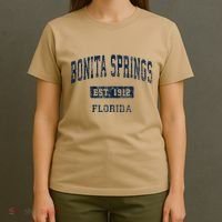 Bonita Springs Florida Fl Vintage Established De T-Shirt thumb 4