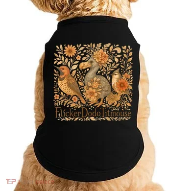 Bird Subtle Flicker Dodo Titmouse  Doggie Tank