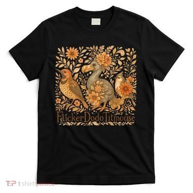 Bird Subtle Flicker Dodo Titmouse  T-Shirt