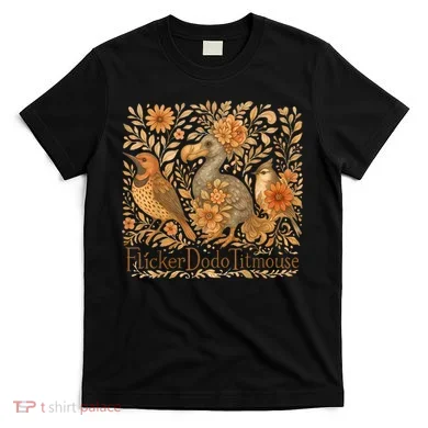 Bird Subtle Flicker Dodo Titmouse  T-Shirt