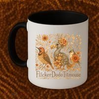 Bird Subtle Flicker Dodo Titmouse  Coffee Mug thumb 2