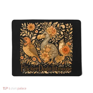 Bird Subtle Flicker Dodo Titmouse  Mousepad