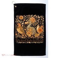 Bird Subtle Flicker Dodo Titmouse  Golf Towel thumb 0