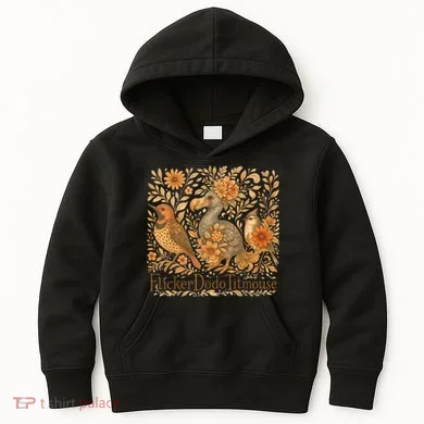 Bird Subtle Flicker Dodo Titmouse  Kids Hoodie