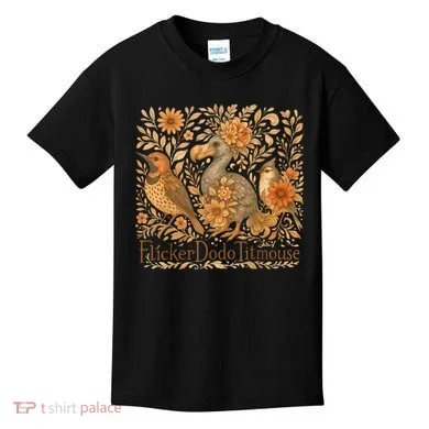 Bird Subtle Flicker Dodo Titmouse  Kids T-Shirt
