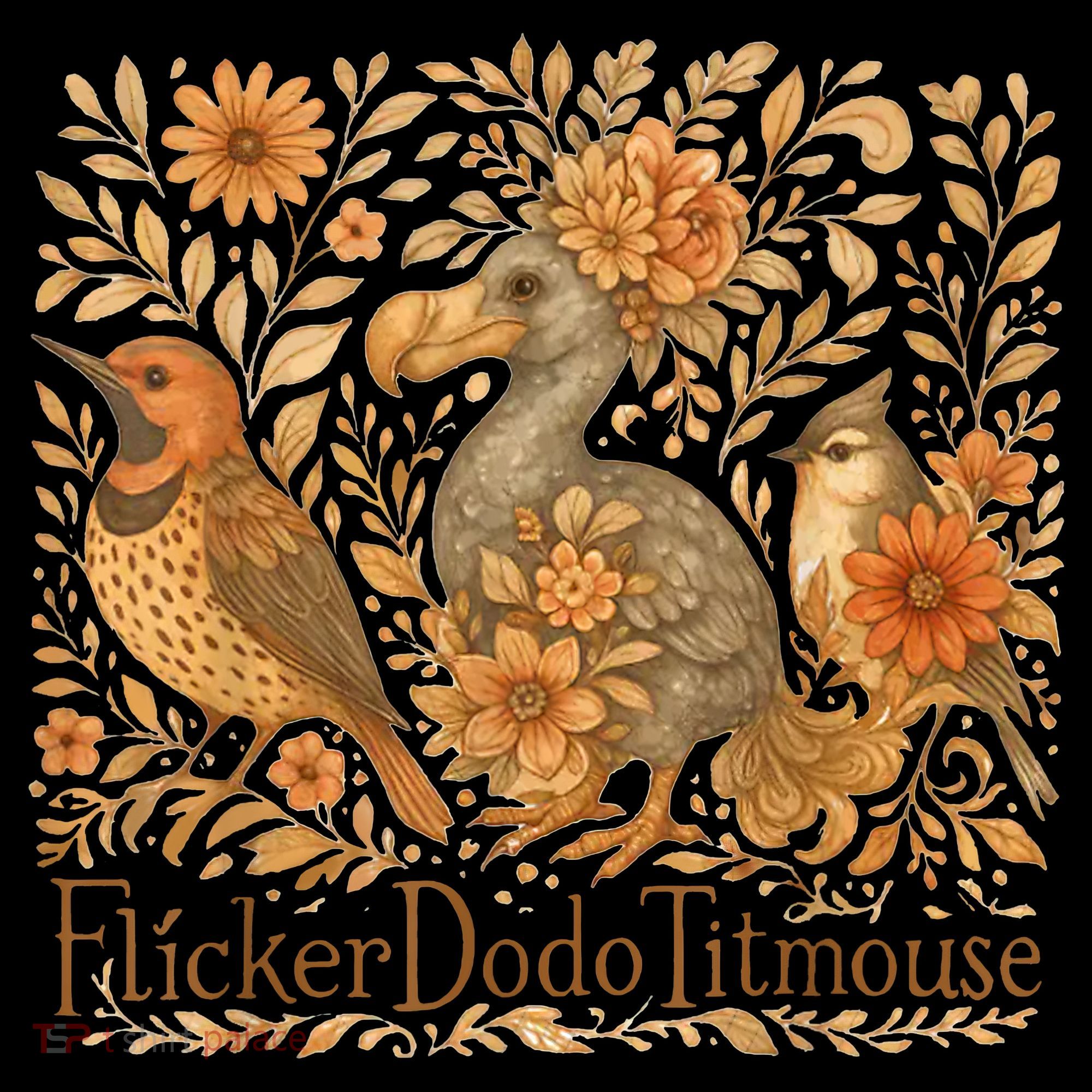 Bird Subtle Flicker Dodo Titmouse  Kids T-Shirt