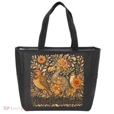Bird Subtle Flicker Dodo Titmouse  Tote Bag