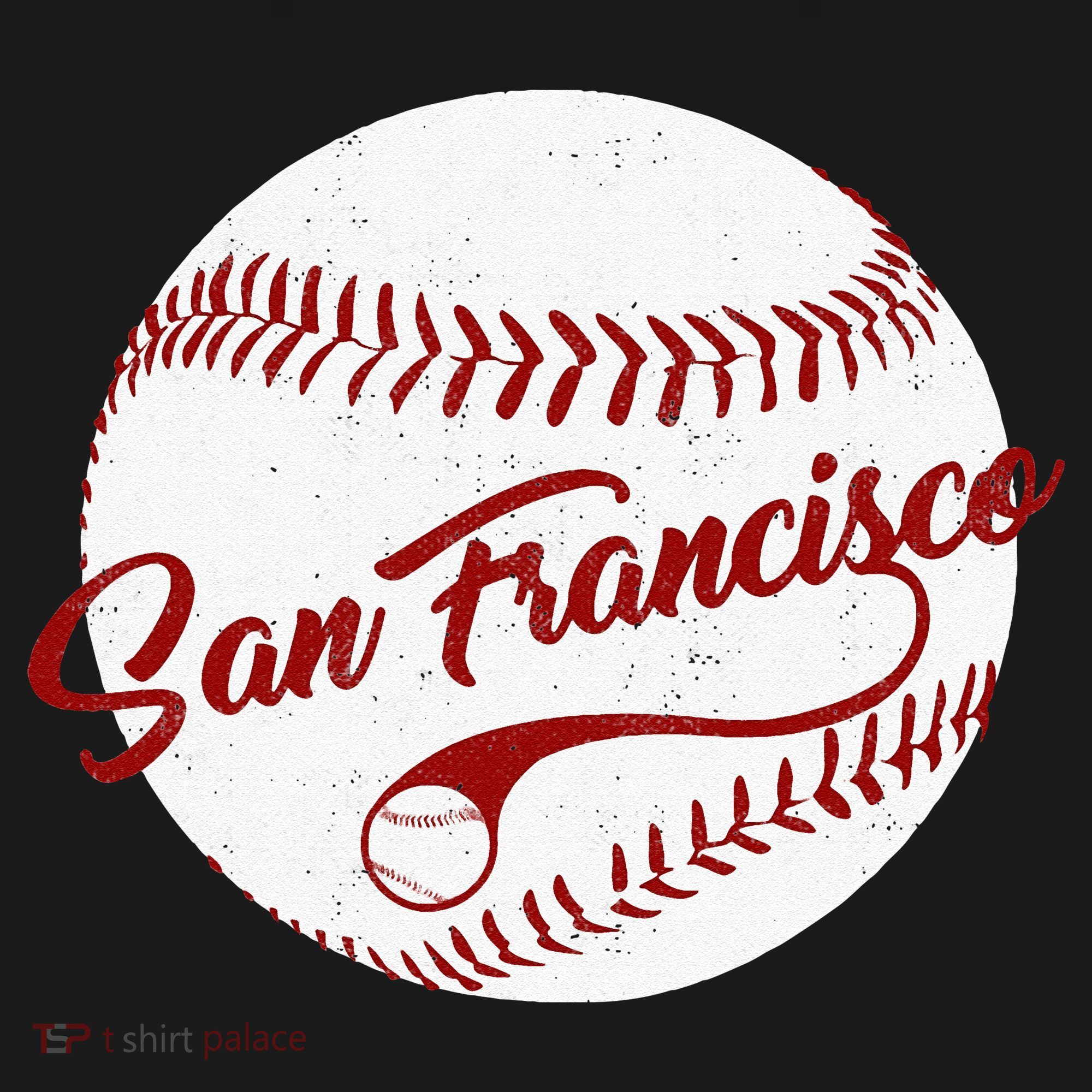 Baseball San Francisco Vintage Giant Ball National Pastime T-Shirt